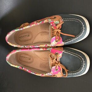 Sperry Top-Sider Angelfish Flamingo Slip-on Boat Shoes - Size 7